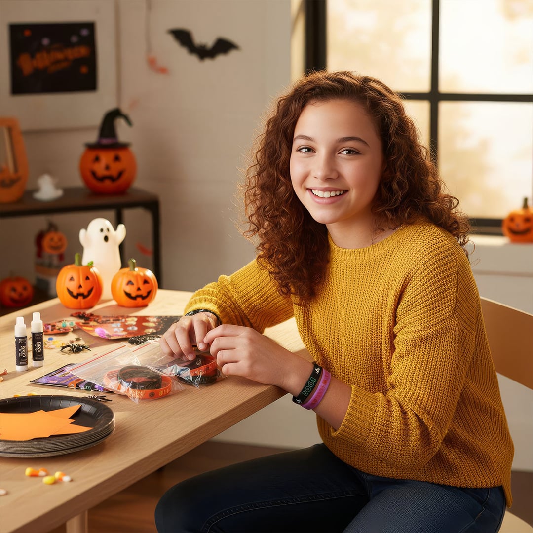 Halloween Silicone Bracelets - Pack of 5 View 2