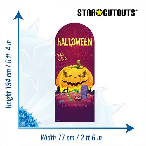 Halloween Single Backdrop Cardboard Cutout 194cm Product Gallery Image