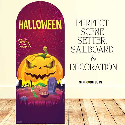 Halloween Single Backdrop Cardboard Cutout 194cm Product Gallery Image