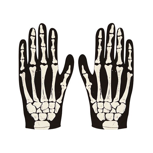 Halloween Skeleton Children Fancy Dress Gloves Product Image