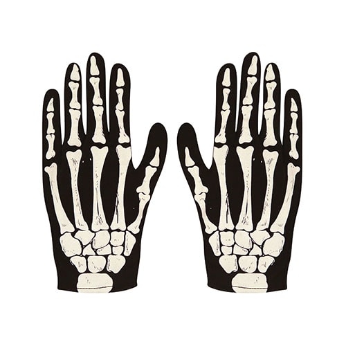 Halloween Skeleton Children Fancy Dress Gloves Product Image