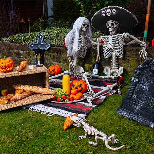 Halloween Skeleton Lifesize Hanging Prop Decoration 150cm Product Gallery Image