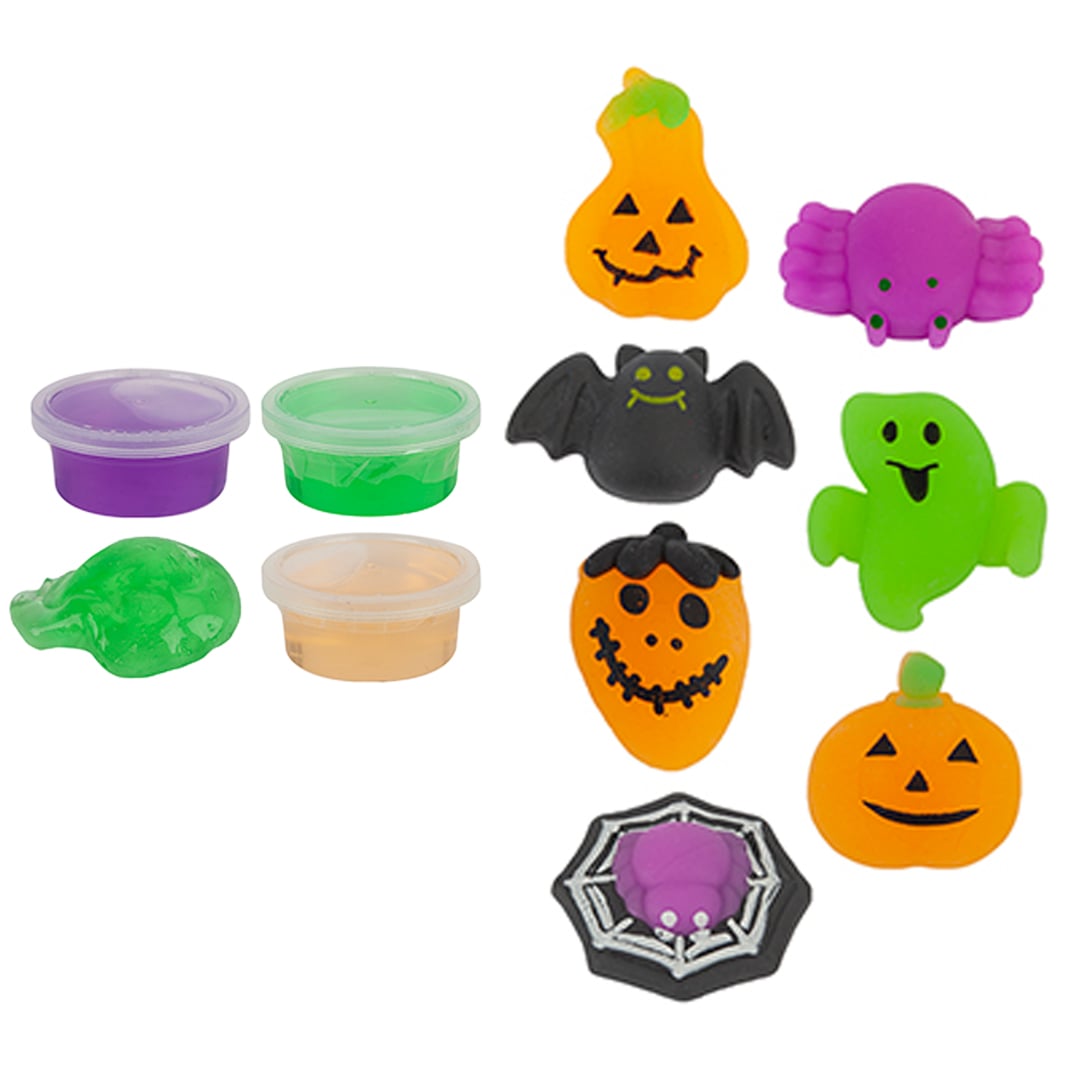 Halloween Slime with Toy 6cm