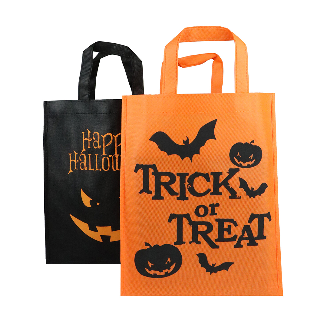 Halloween Trick or Treat Fabric Tote Bag 34cm View 5