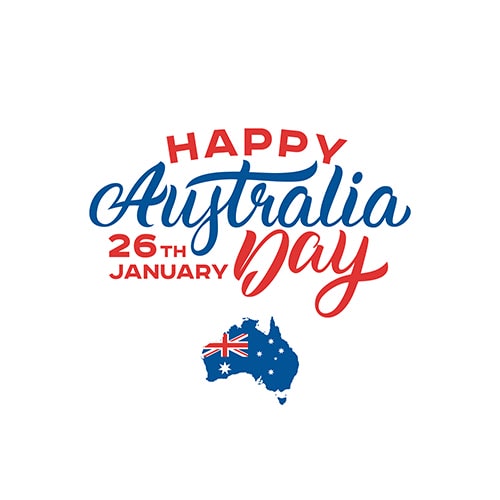 Happy Australia Day Map Poster PVC Party Sign Decoration Product Gallery Image