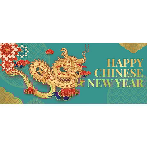 Happy Chinese New Year Design PVC Party Sign Decoration Product Image
