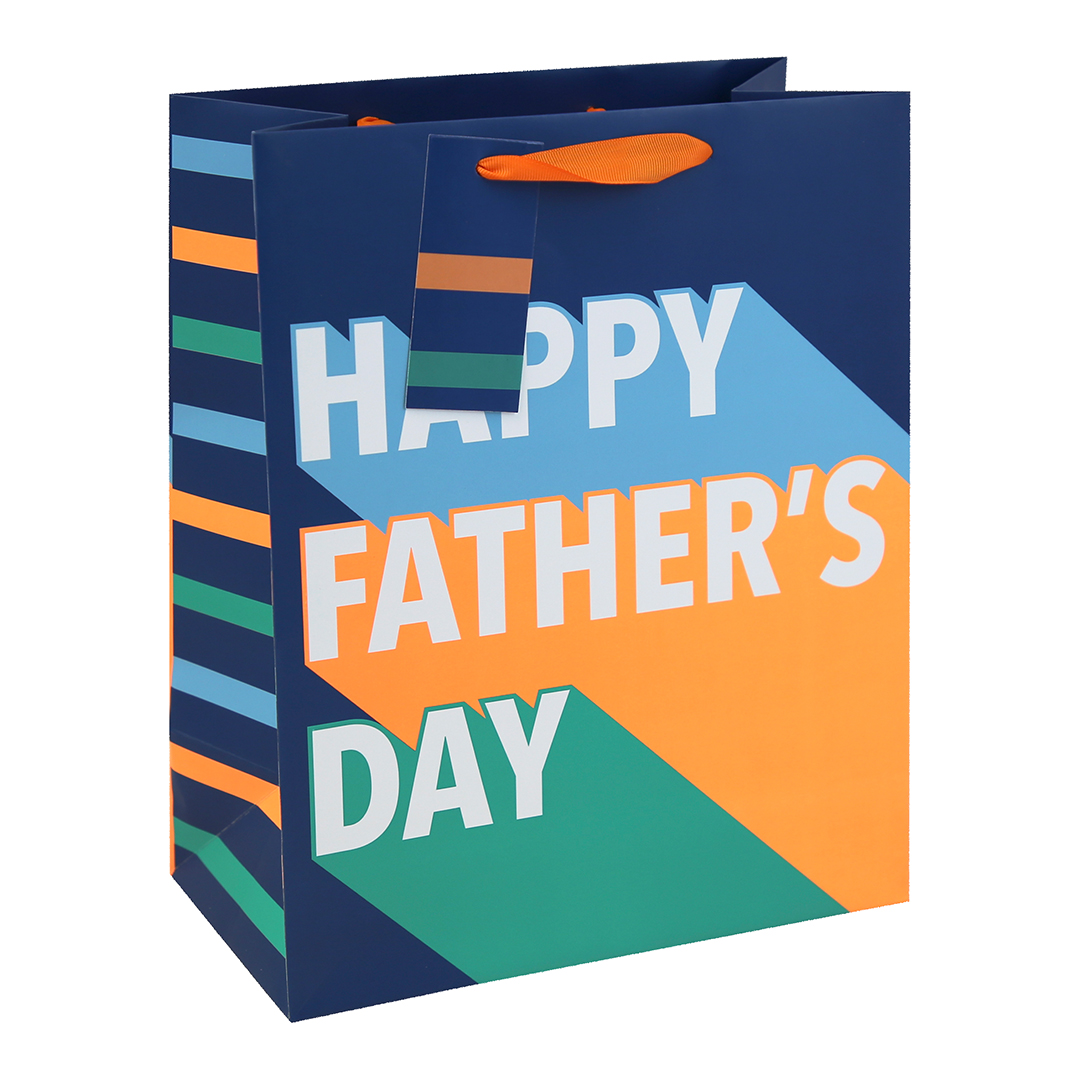 Happy Father's Day Trend Large Gift Bag 33cm