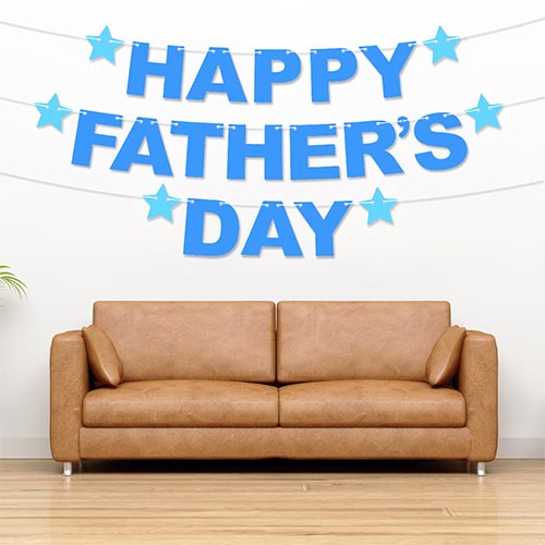 Happy Father's Day Customisable Recyclable Card Party Bunting Product Gallery Image