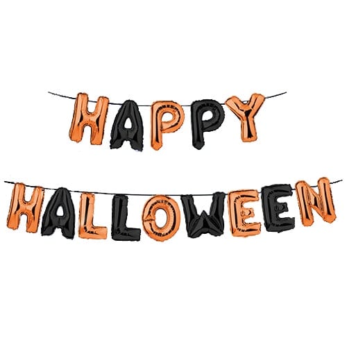 HAPPY HALLOWEEN Air Fill Foil Letter Balloon Kit 34cm Product Image