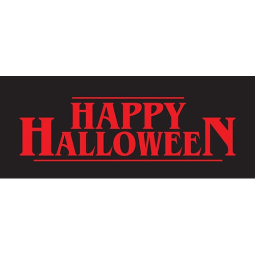 Happy Halloween Strange Thing PVC Party Sign Decoration Product Image