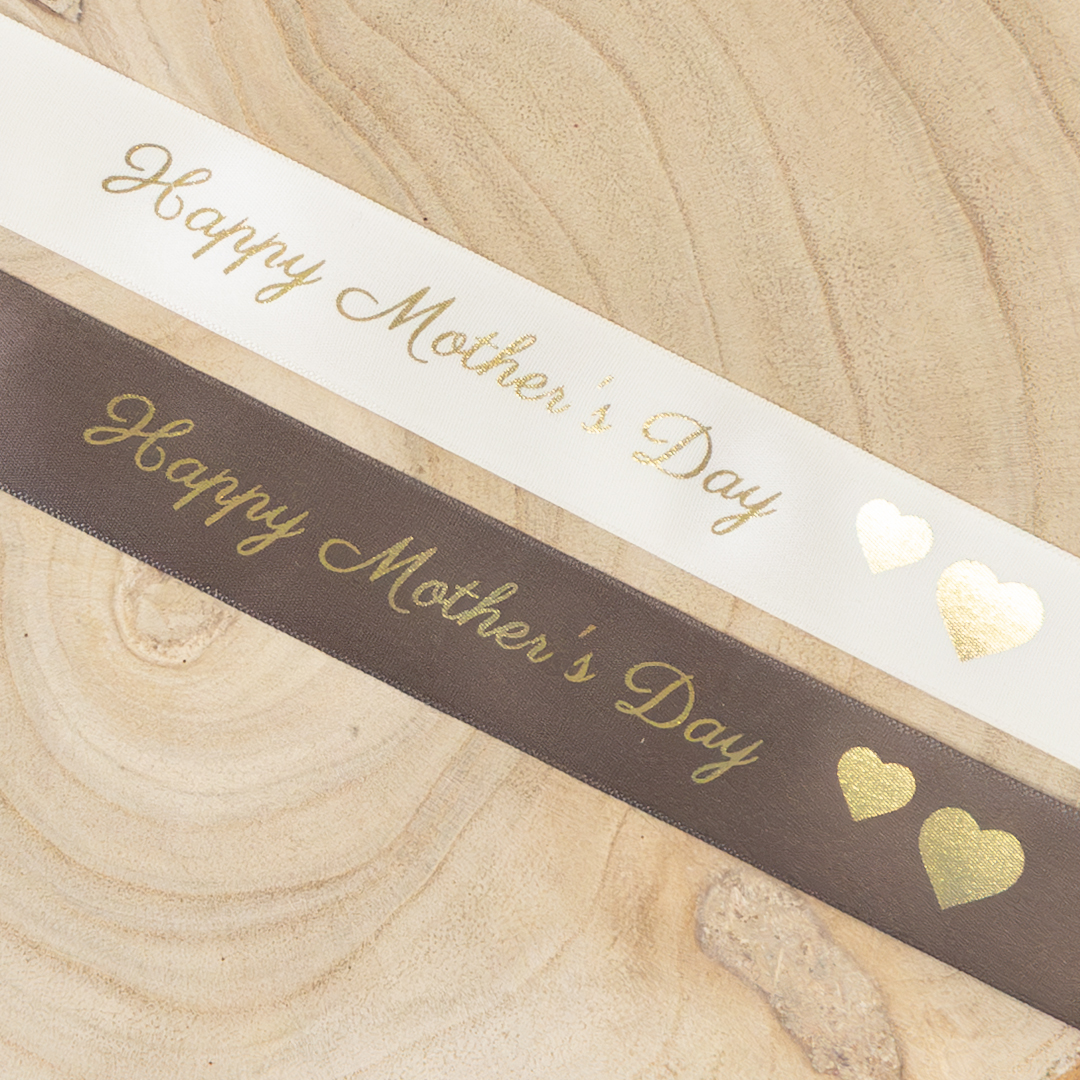 Happy Mother's Day Custom Satin Ribbon Product Gallery Image
