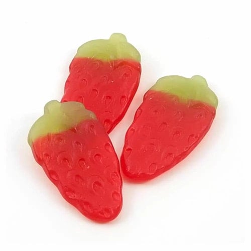 Haribo Giant Strawb Vegetarian Sweets 100g