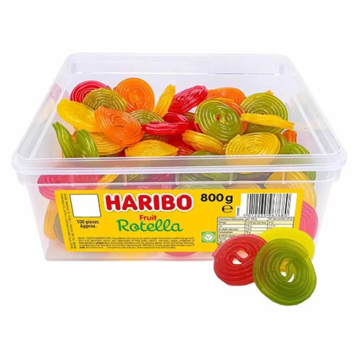 Haribo Rotella Vegetarian Sweets - Pack of 100 Product Image