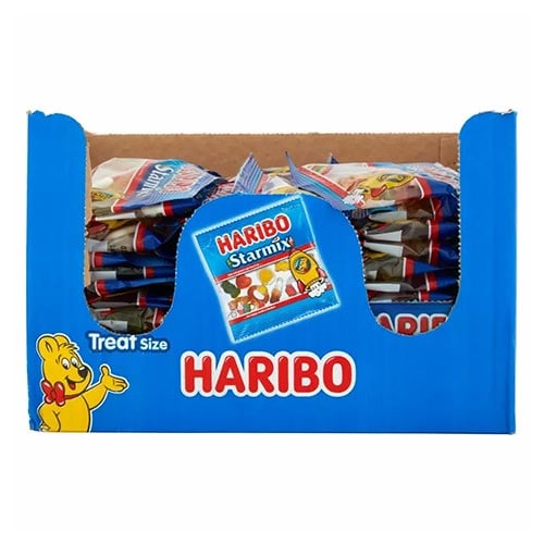 Haribo Starmix Treat Size Sweets Bags - Box of 100 Product Gallery Image
