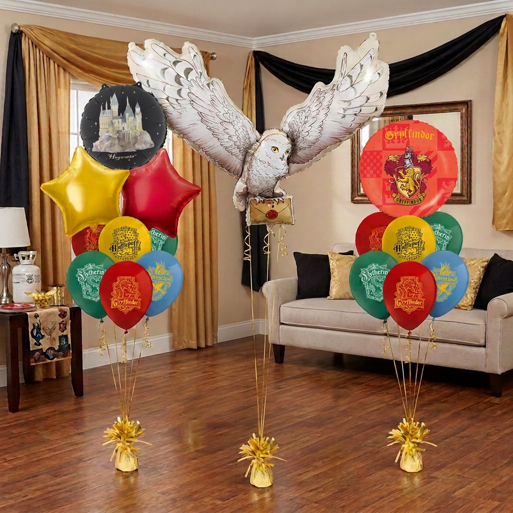 Harry Potter Balloons & Helium Canister Party Pack