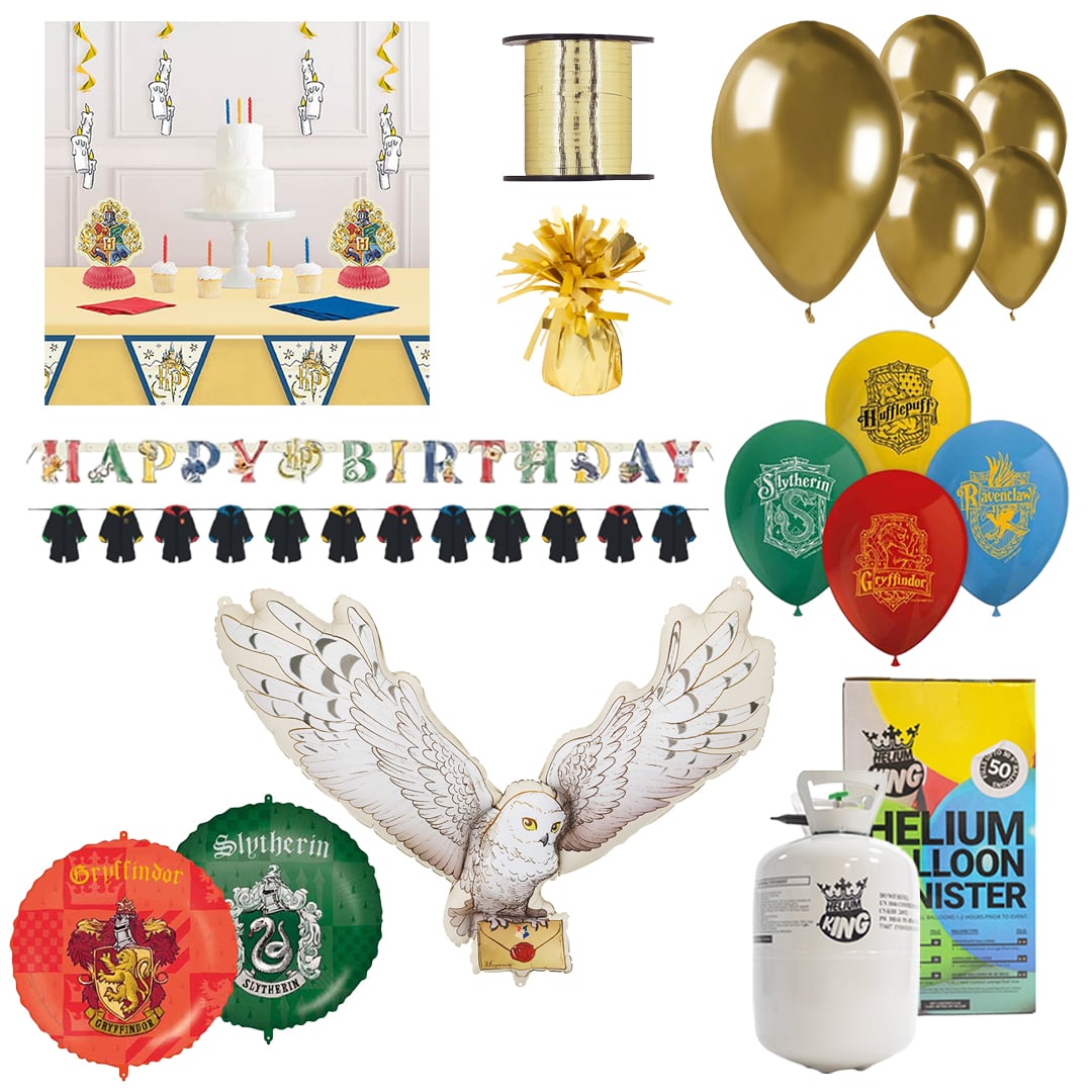 Harry Potter Birthday Balloons, Helium & Decorations Party Pack View 2
