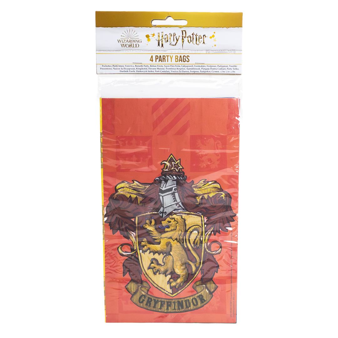 Harry Potter Hogwarts Houses Paper Party Bags - Pack of 4 Product Gallery Image