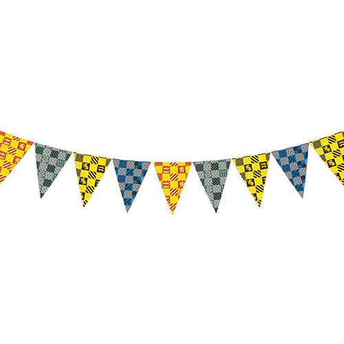 Harry Potter Hogwarts Houses Paper Triangle Flag Bunting Banner 2.3m