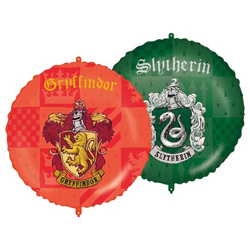 Harry Potter Hogwarts Houses Round Foil Helium Balloon - Inflated Balloon in a Box Product Gallery Image