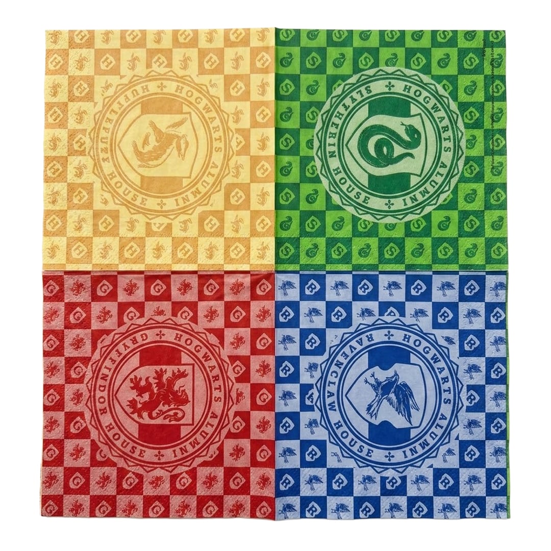 Harry Potter Houses Paper Luncheon Napkins 3 Ply 33cm - Pack of 16 View 2