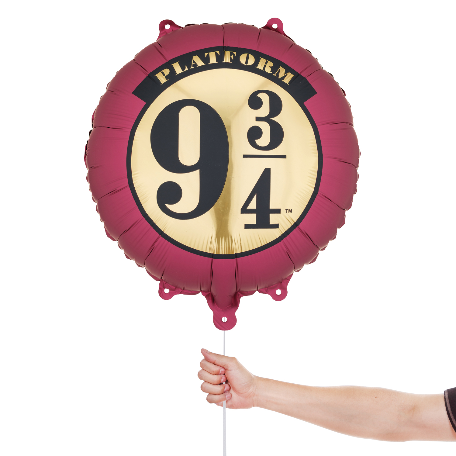Harry Potter Platform 9 3/4 Burgundy Round Foil Balloon 45cm / 18 in View 4