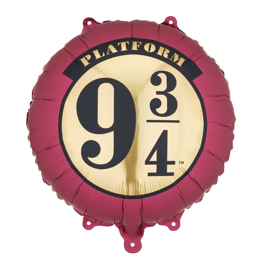 Harry Potter Platform 9 3/4 Burgundy Round Foil Balloon 45cm / 18 in
