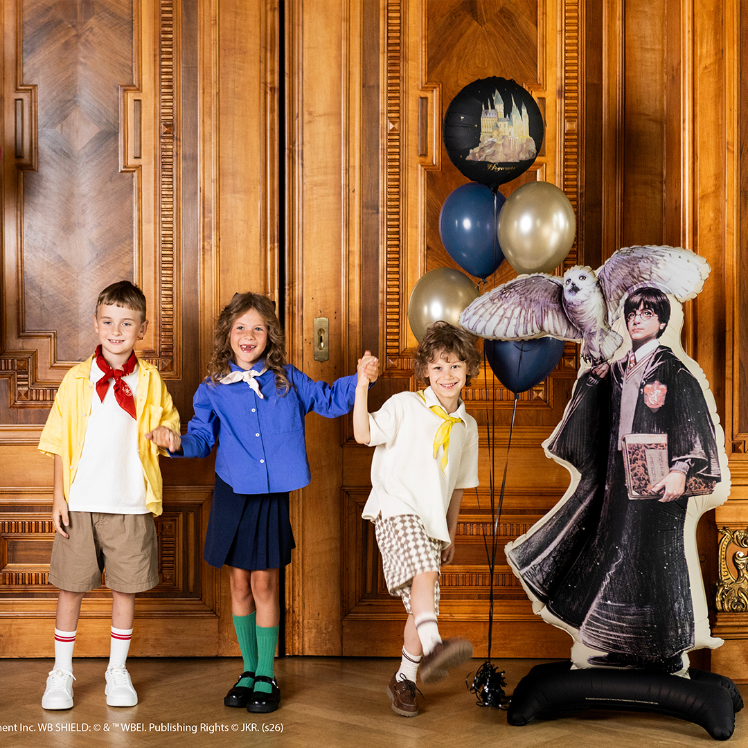 Harry Potter with Hedwig Standing Shaped Air Fill Foil Balloon 145cm / 57 in View 3