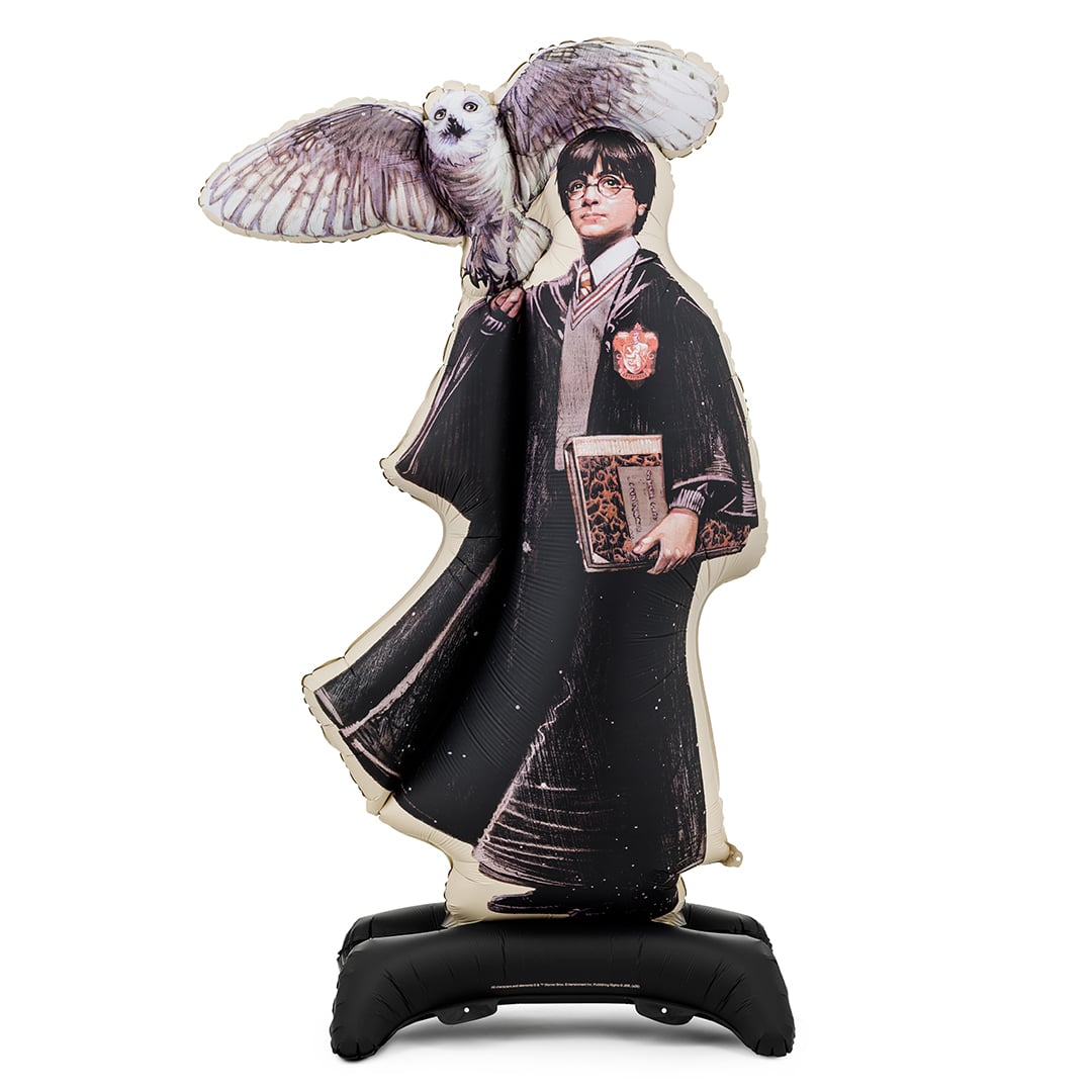 Harry Potter with Hedwig Standing Shaped Air Fill Foil Balloon 145cm / 57 in