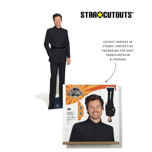 Harry Smiling Happy Styles Black Suit Lifesize Cardboard Cutout 185cm Product Gallery Image
