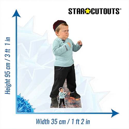 Hasbulla Magomedov Fighting Stance Small Lifesize Cardboard Cutout 95cm Product Gallery Image