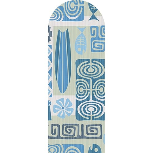 Hawaiian Patterned Design Arch Sailboard Backdrop | Partyrama