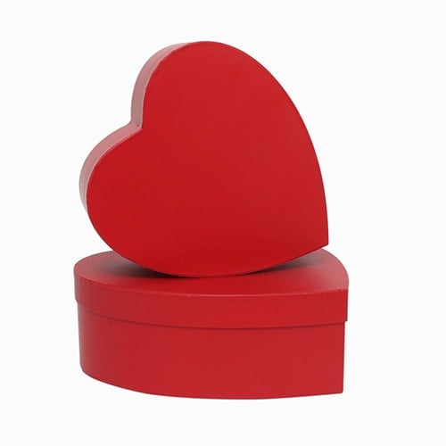 Heart Shaped Red Hat Boxes - Pack of 2 Product Image