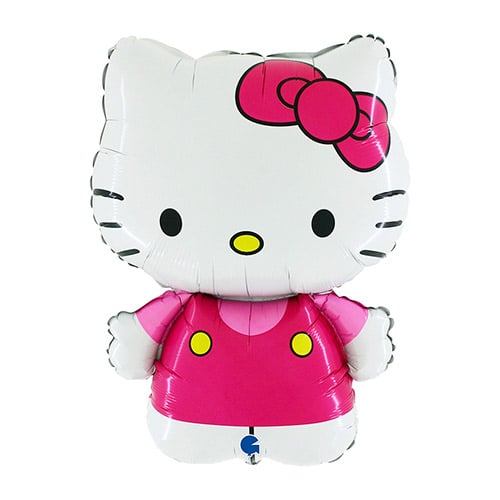 Hello Kitty Fuchsia Hot Pink Helium Foil Shaped Balloon 64cm / 25 in
