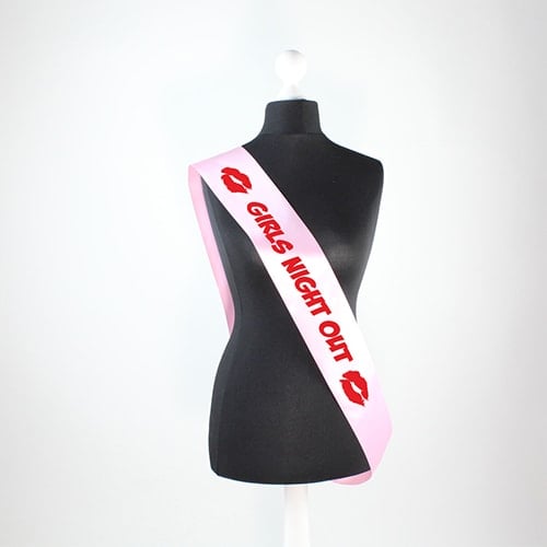 Hen Night Girls Night Out Pre-Printed Sash Product Image