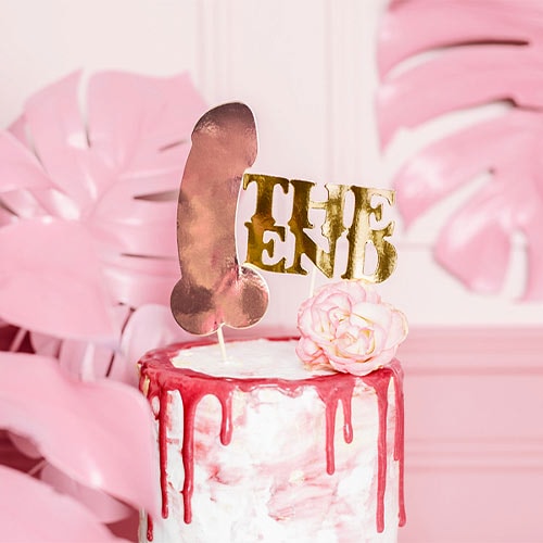 Hen Party Same Penis Forever Cake Topper - Pack of 2 Product Gallery Image