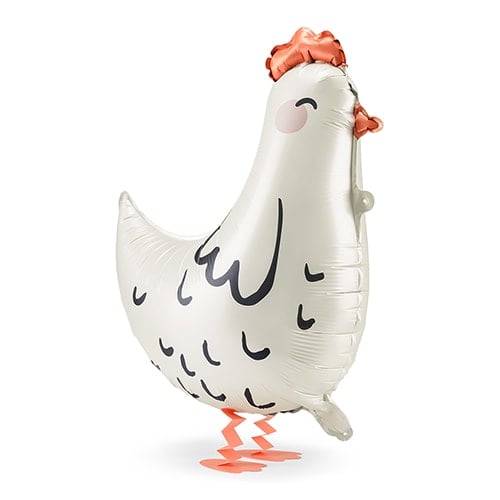 Hen Walking Pet Helium Foil Balloon 45cm / 18 in Product Gallery Image