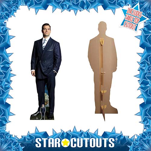 Henry Cavill Black Suit White Shirt Lifesize Cardboard Cutout 186cm Product Gallery Image