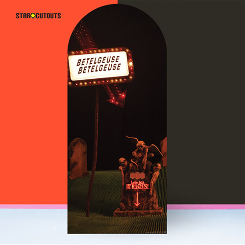 Here Lies Beetlejuice Single Backdrop Cardboard Cutout 185cm Product Gallery Image