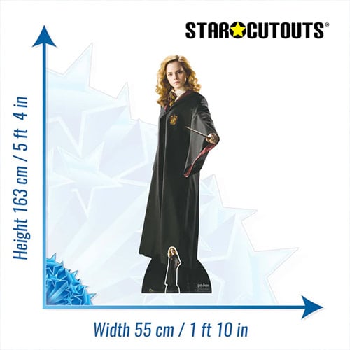 Hermione Granger Harry Potter Hogwarts School of Witchcraft and Wizardry Emma Watson Lifesize Cardboard Cutout 163cm Product Gallery Image