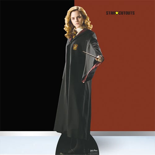Hermione Granger Harry Potter Hogwarts School of Witchcraft and Wizardry Emma Watson Lifesize Cardboard Cutout 163cm Product Gallery Image