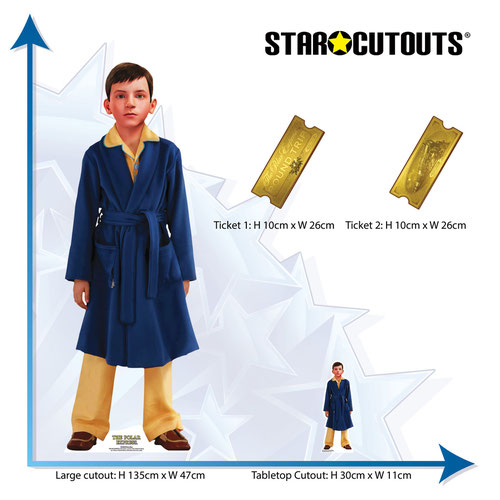 Hero Boy The Polar Express Lifesize Cardboard Cutout 135cm Product Gallery Image