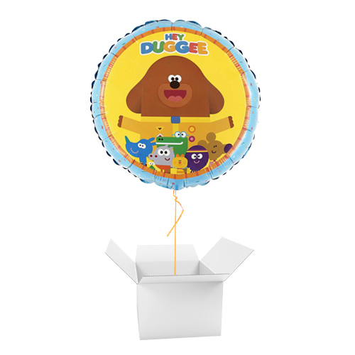 Hey Duggee & Friends Round Foil Helium Balloon - Inflated Balloon in a Box Product Gallery Image
