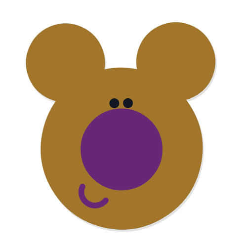 Hey Duggee Norrie Cardboard Face Mask Product Image