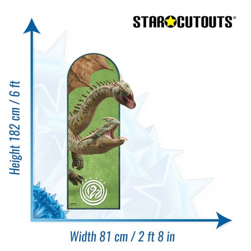 Hideous Zippleback How To Train Your Dragon Live Action Single Backdrop Cardboard Cutout 182cm Product Gallery Image