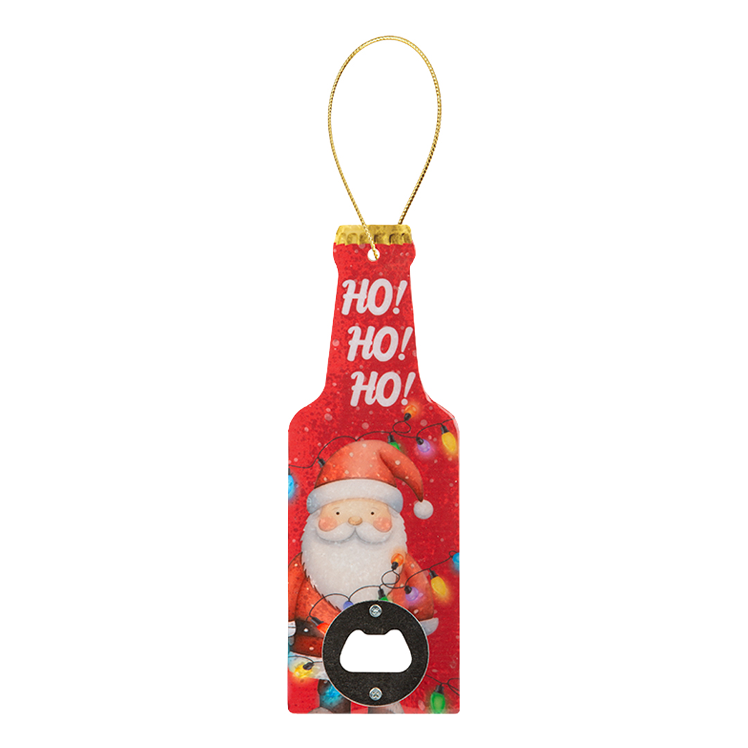 Ho Ho Ho Santa Claus Christmas Bottle Opener
