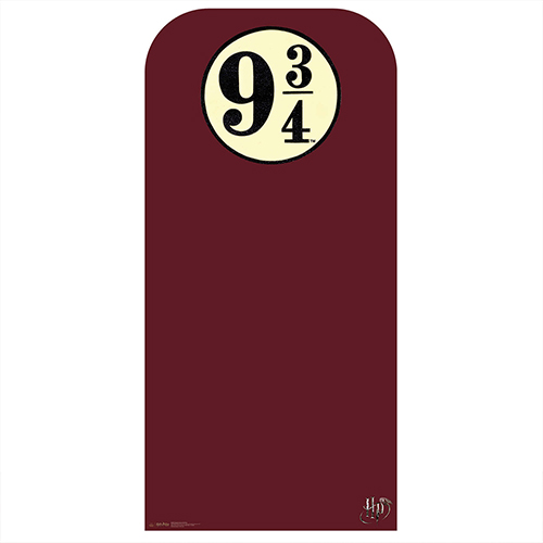 Hogwarts Express Platform 9¾ Harry Potter Single Backdrop Cardboard Cutout 193cm Product Gallery Image