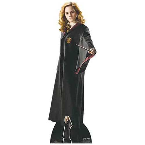 Harry Potter Hogwarts School of Witchcraft and Wizardry Hermione Granger Lifesize Cardboard Cutout 163cm Product Gallery Image