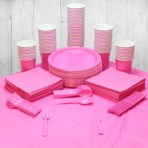 Hot Pink 98 Person Party Pack Product Image