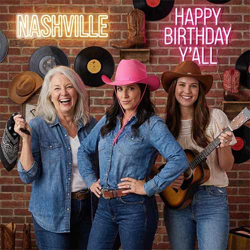 Hot Pink Adults Cowboy Hat with Silver Stud Detail Fancy Dress Accessory Product Gallery Image