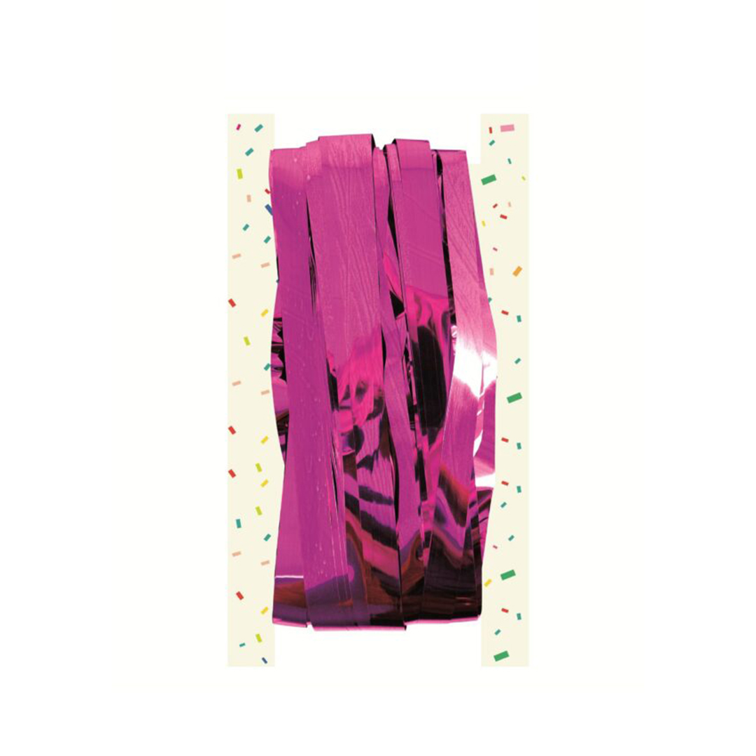 Hot Pink Foil Door Curtain Backdrop 92cm x 244cm Product Gallery Image